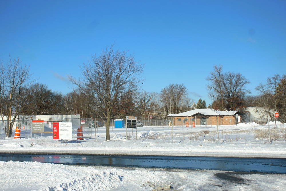 Contractor continues to prepare site for $55.75 million Collective Training Officers Quarters Project at Fort McCoy