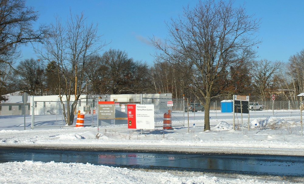 Contractor continues to prepare site for $55.75 million Collective Training Officers Quarters Project at Fort McCoy