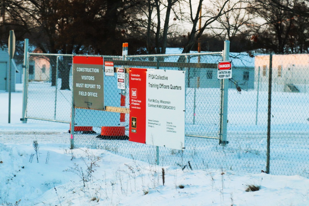 Contractor continues to prepare site for $55.75 million Collective Training Officers Quarters Project at Fort McCoy