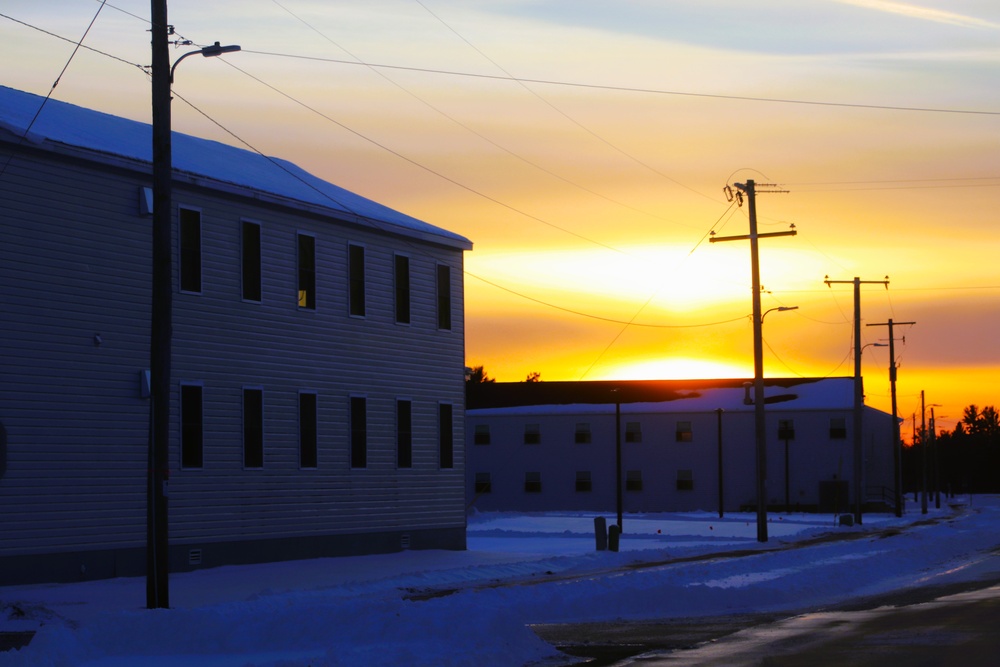 Snow at Fort McCoy