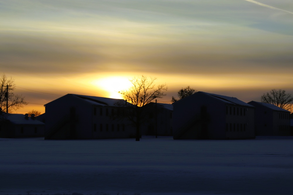 Snow at Fort McCoy