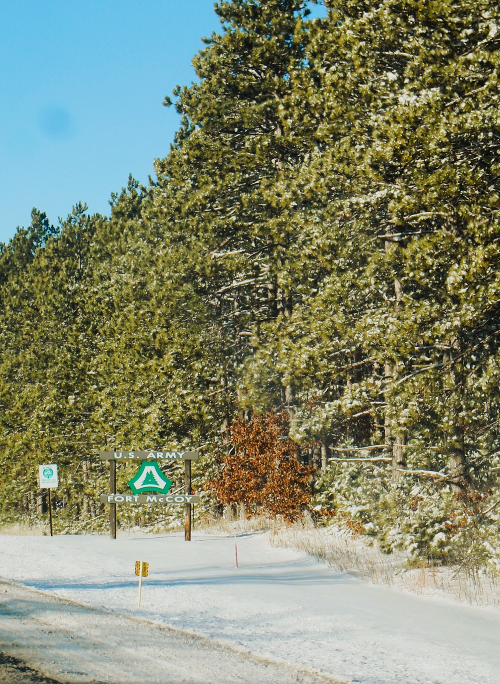 Snow at Fort McCoy