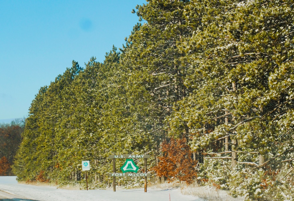 Snow at Fort McCoy