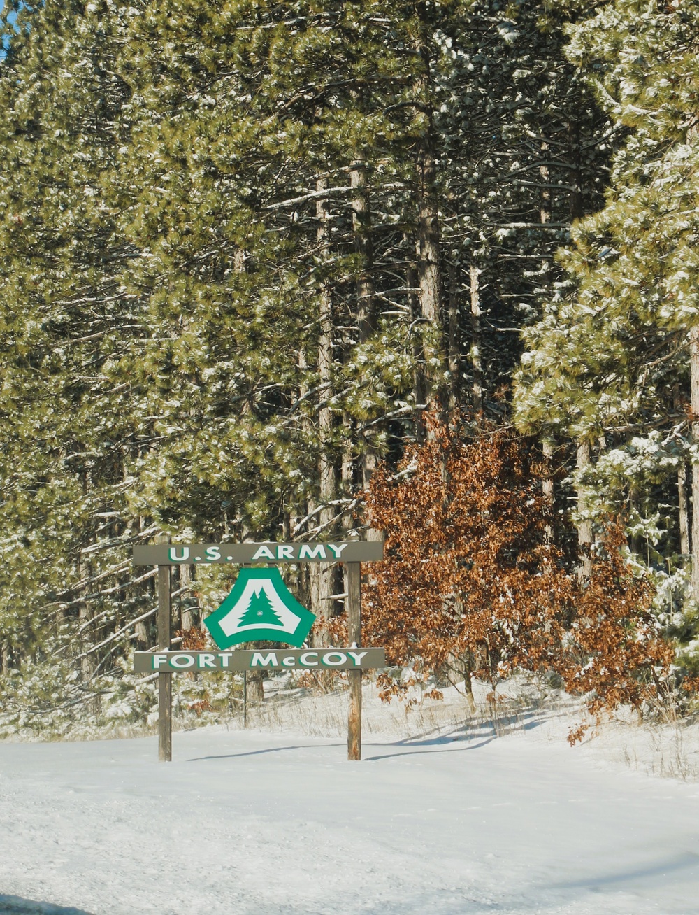 Snow at Fort McCoy