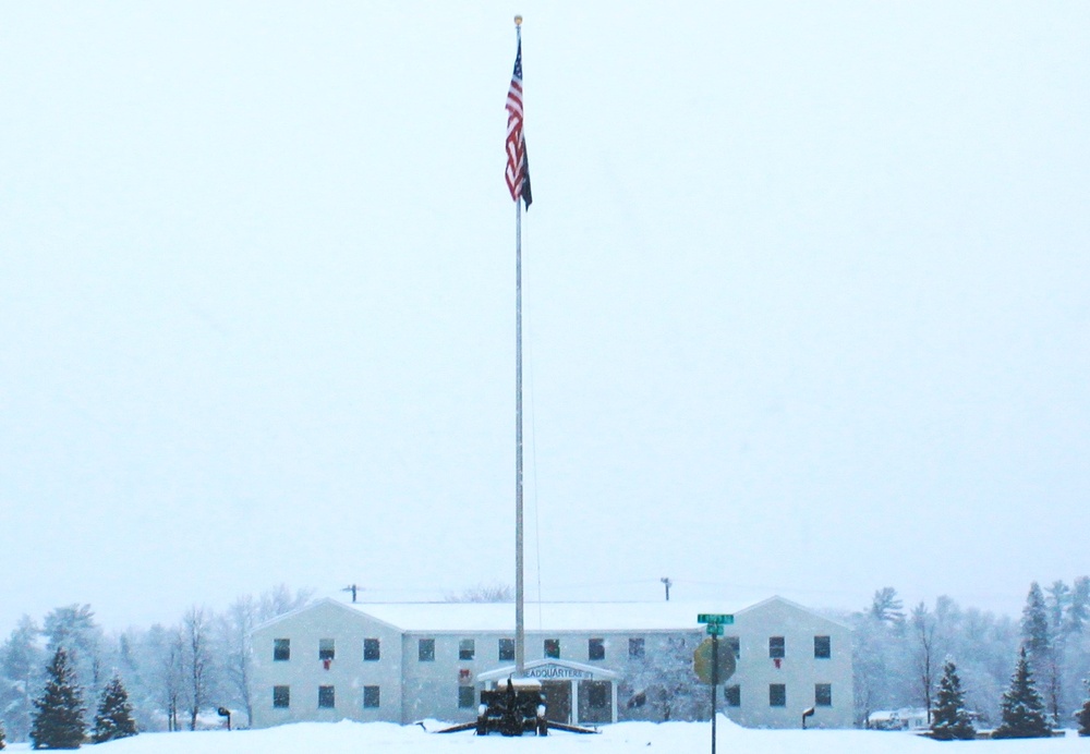 Snow at Fort McCoy