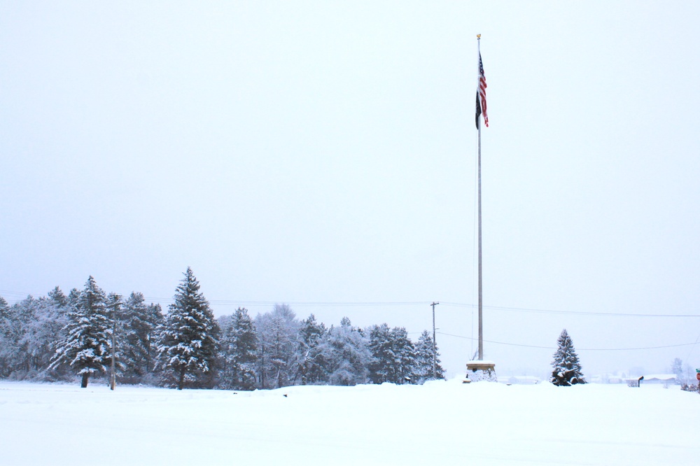 Snow at Fort McCoy