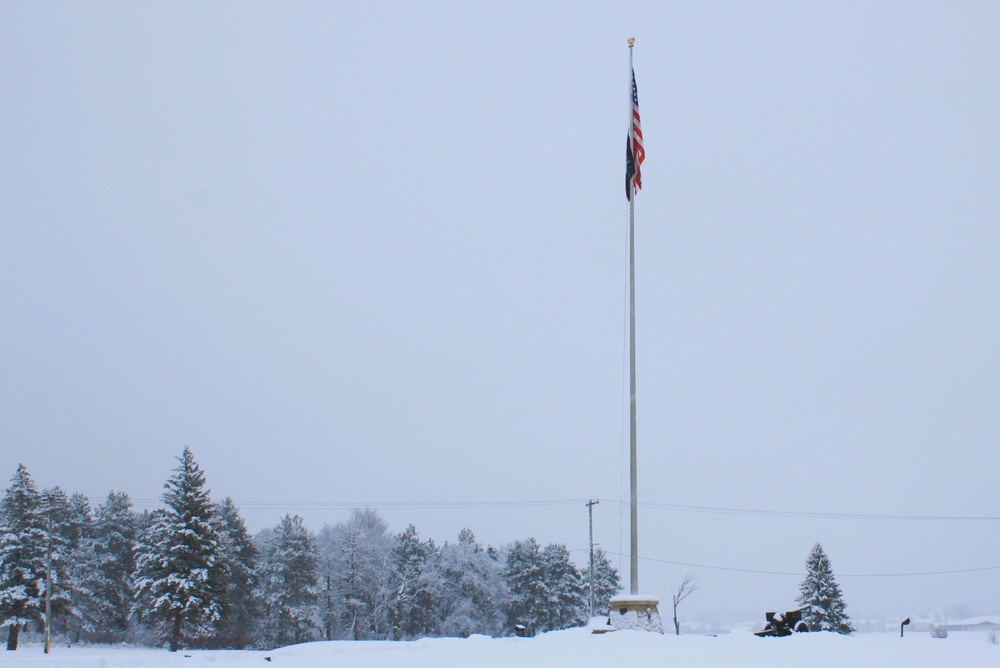 Snow at Fort McCoy