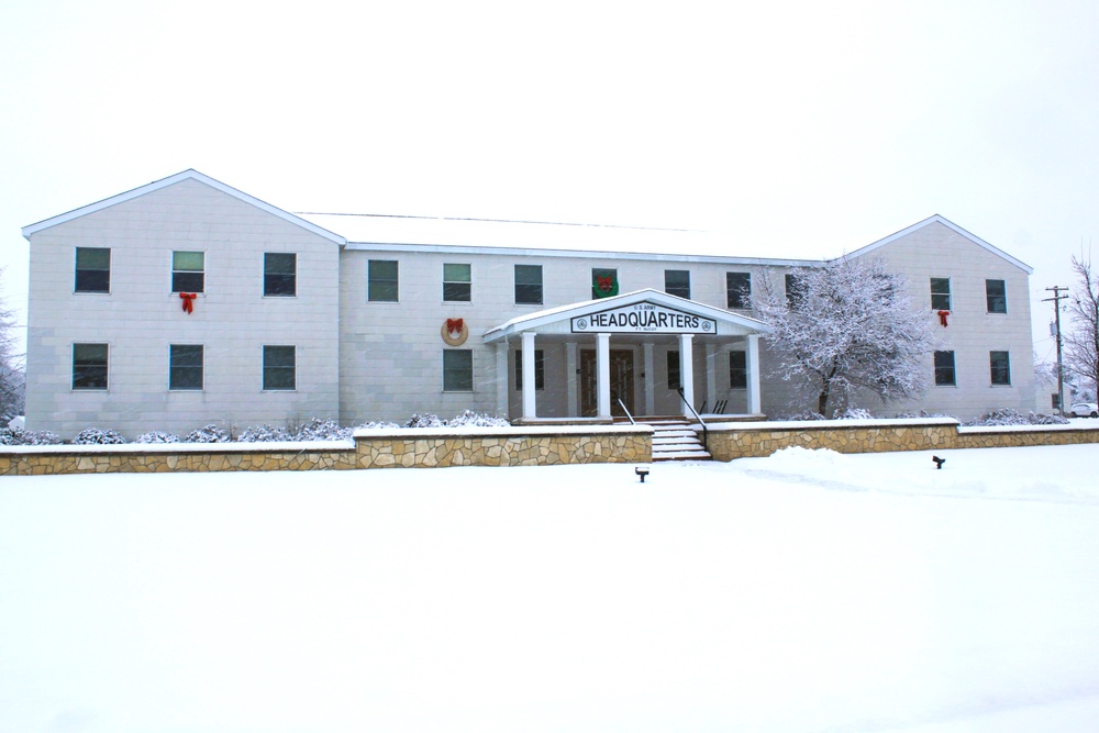 Snow at Fort McCoy