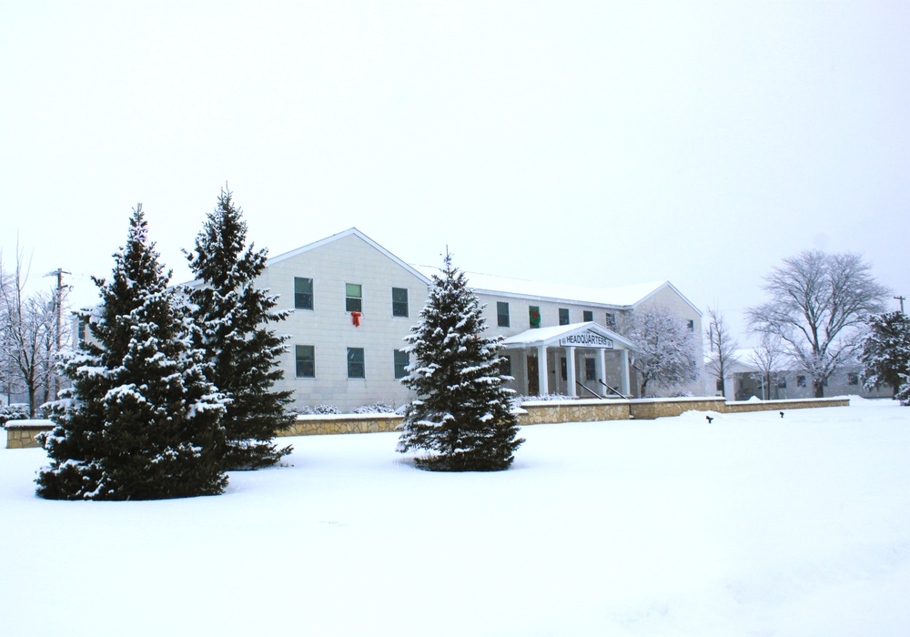 Snow at Fort McCoy