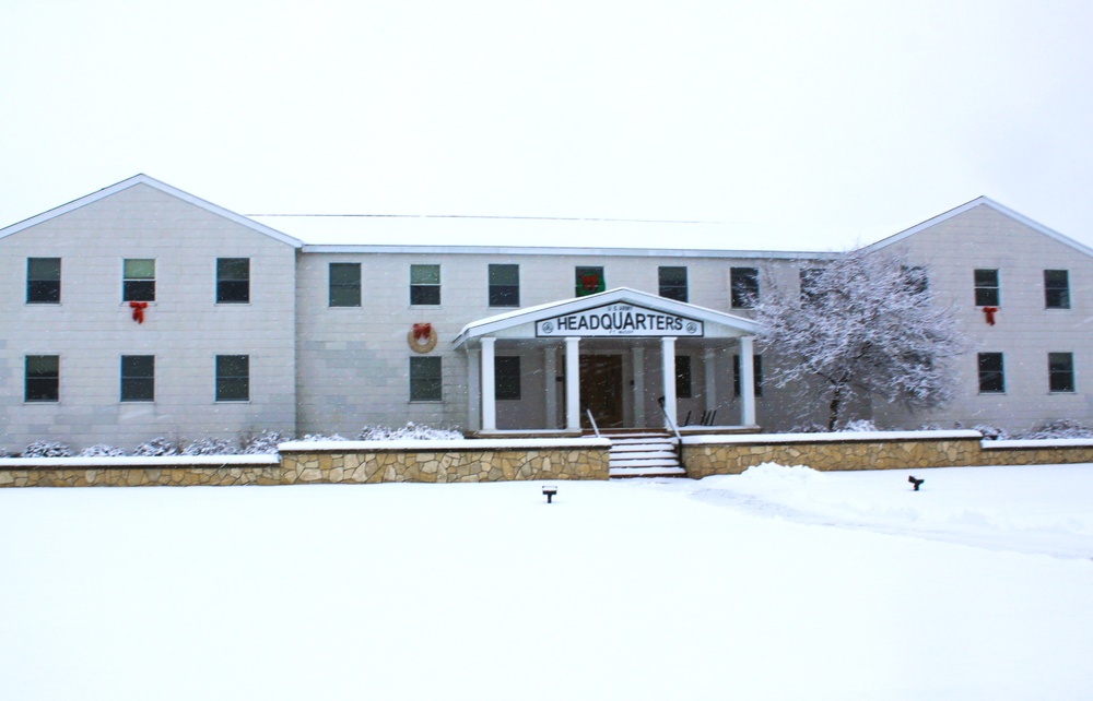 Snow at Fort McCoy