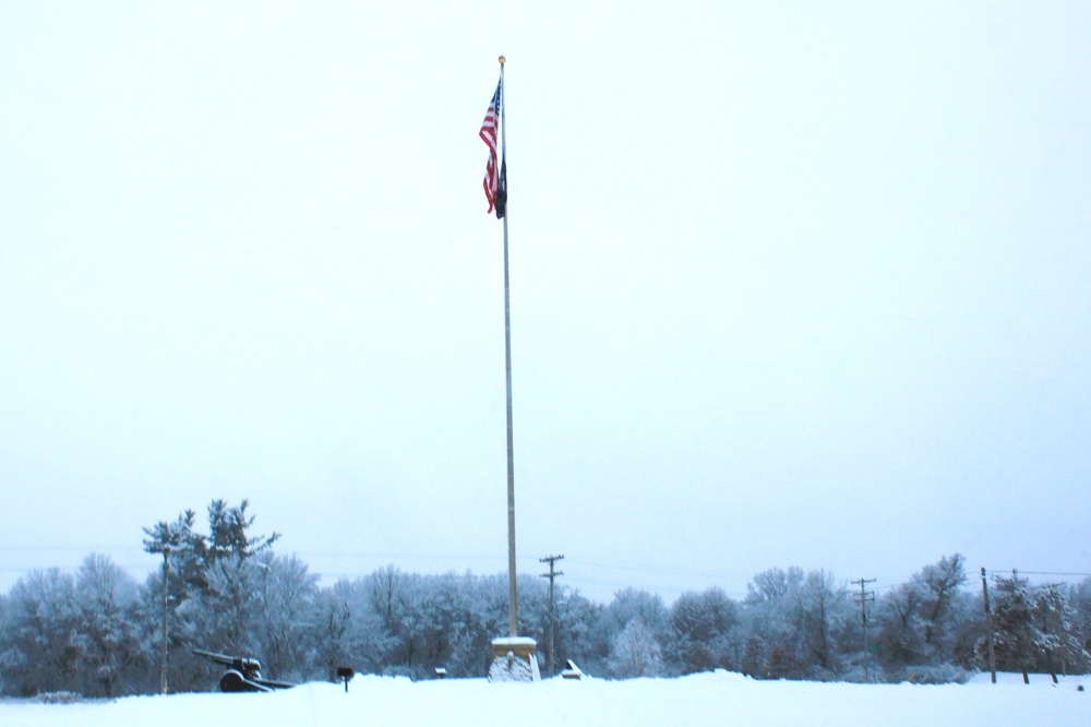 Snow at Fort McCoy