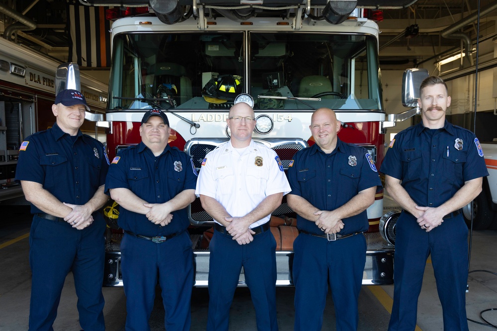 DSCC Fire Department members recognized for their life-saving efforts in local apartment fire