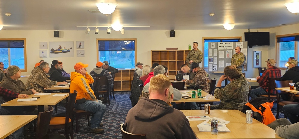 Fort McCoy holds 2024 Meet and Greet event for deer hunters at installation