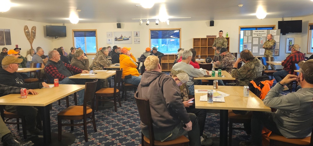 Fort McCoy holds 2024 Meet and Greet event for deer hunters at installation