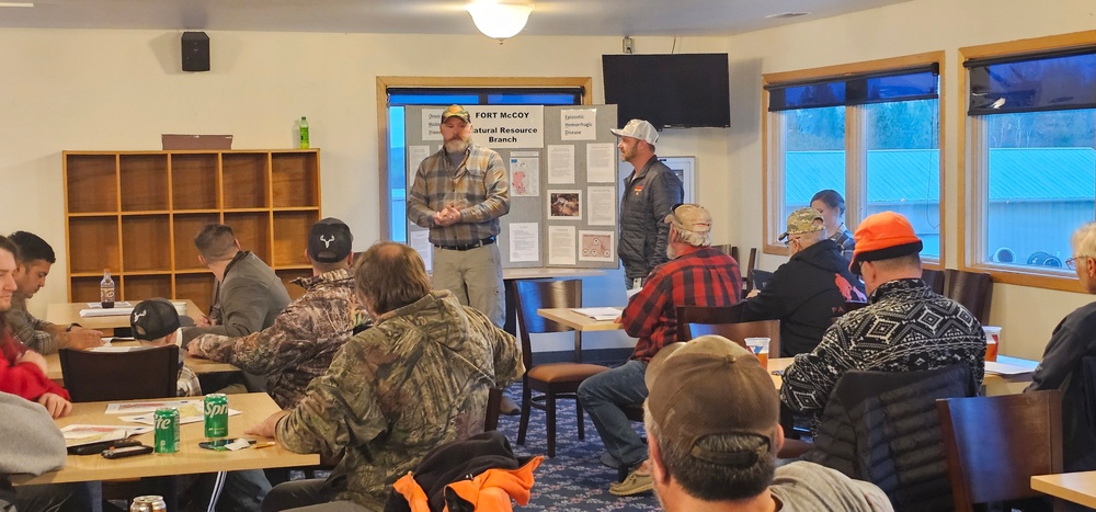 Fort McCoy holds 2024 Meet and Greet event for deer hunters at installation