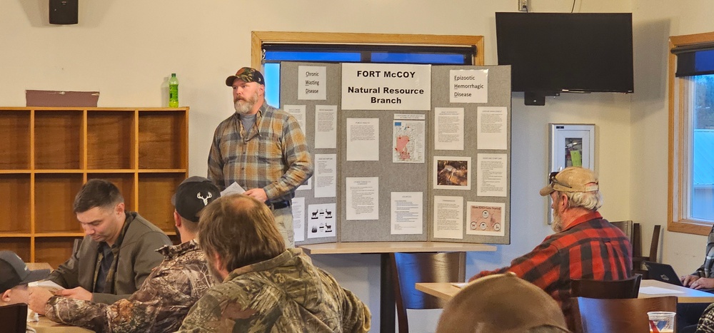 Fort McCoy holds 2024 Meet and Greet event for deer hunters at installation