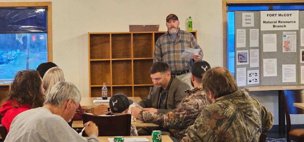 Fort McCoy holds 2024 Meet and Greet event for deer hunters at installation