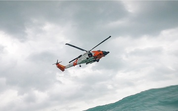 Coast Guard Rescues Man and His Dog - Hurricane Helene