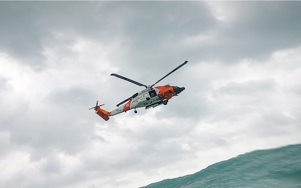 Coast Guard Rescues Man and His Dog - Hurricane Helene