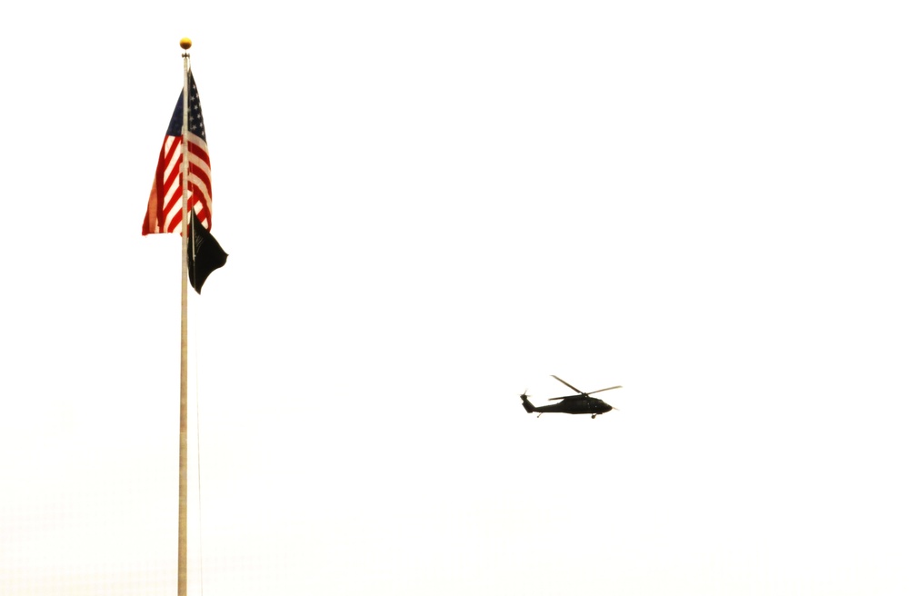 Black Hawk training operations at Fort McCoy