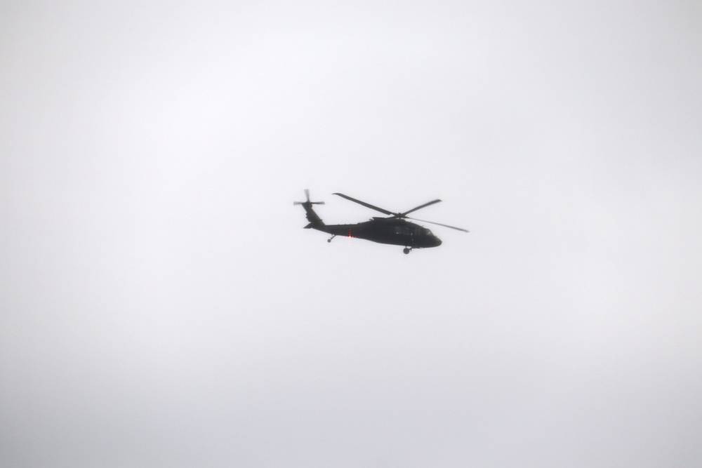 Black Hawk training operations at Fort McCoy