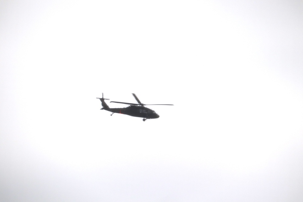 Black Hawk training operations at Fort McCoy