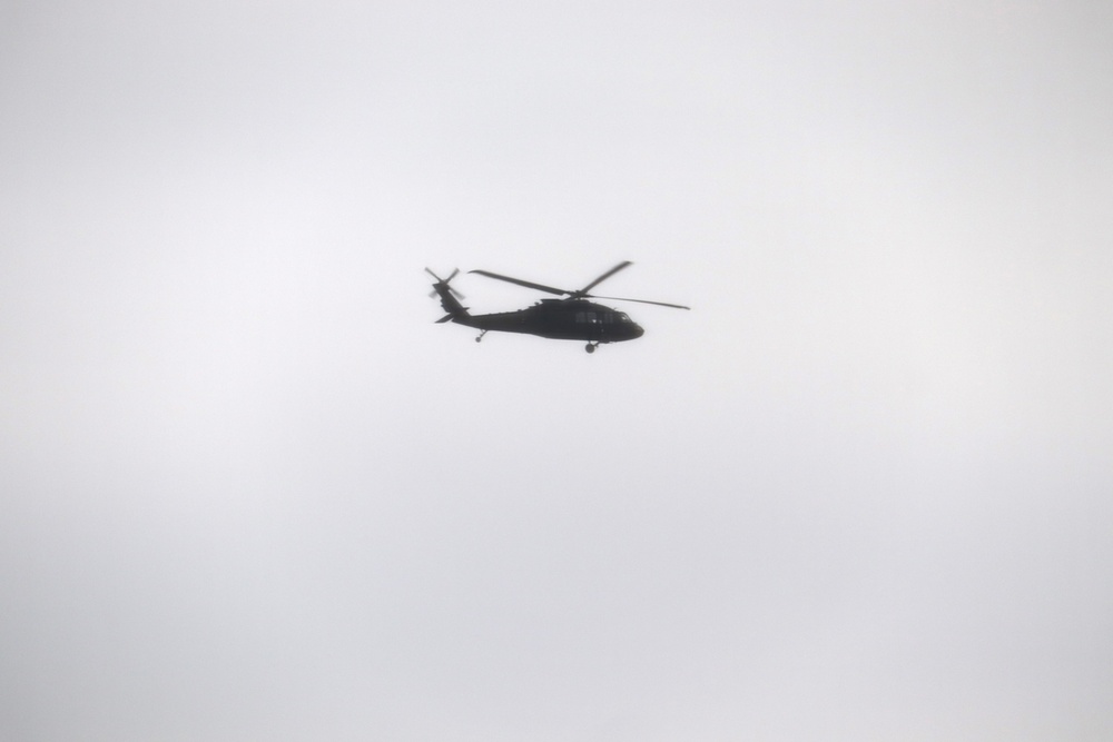 Black Hawk training operations at Fort McCoy