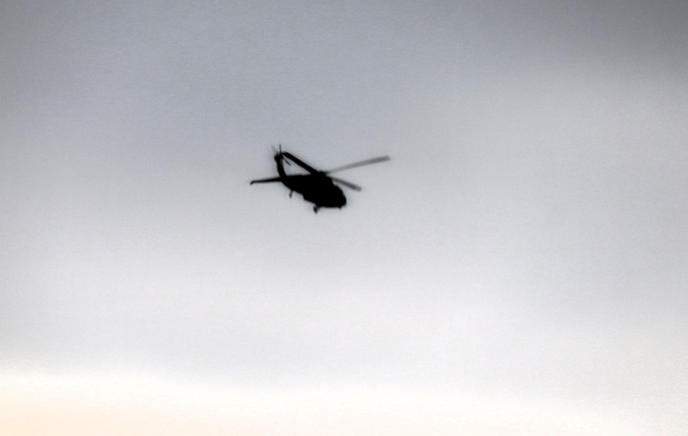 Black Hawk training operations at Fort McCoy