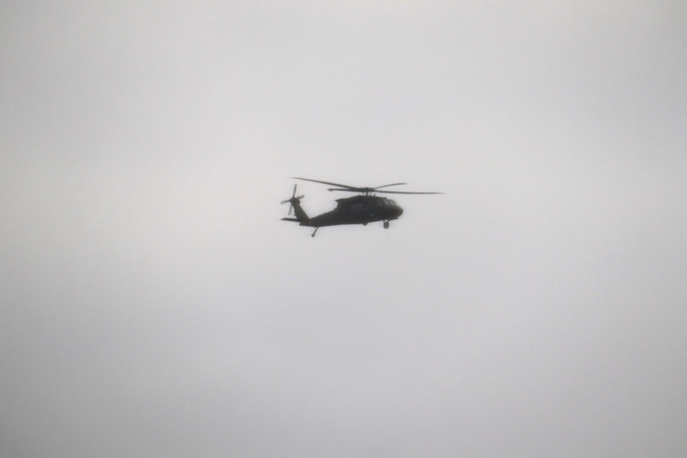 Black Hawk training operations at Fort McCoy