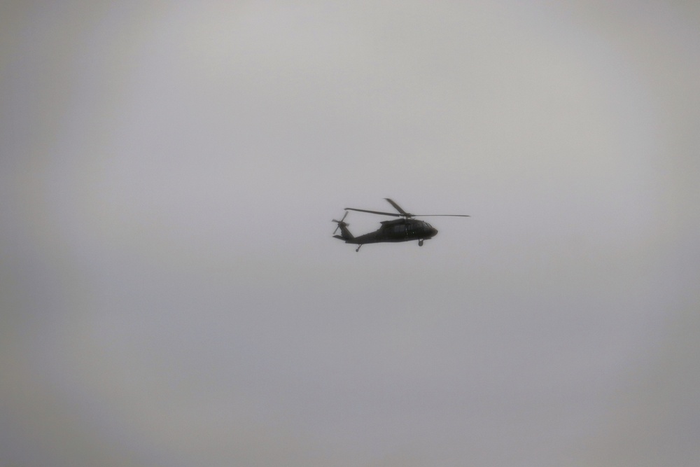 Black Hawk training operations at Fort McCoy