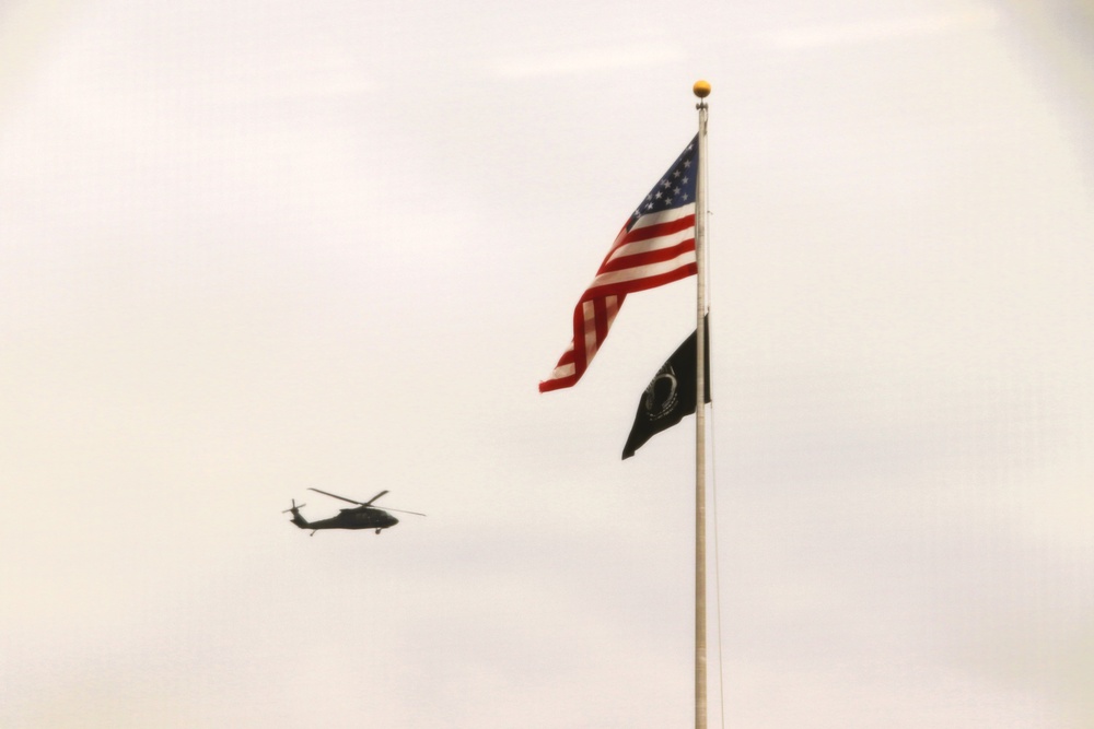 Black Hawk training operations at Fort McCoy