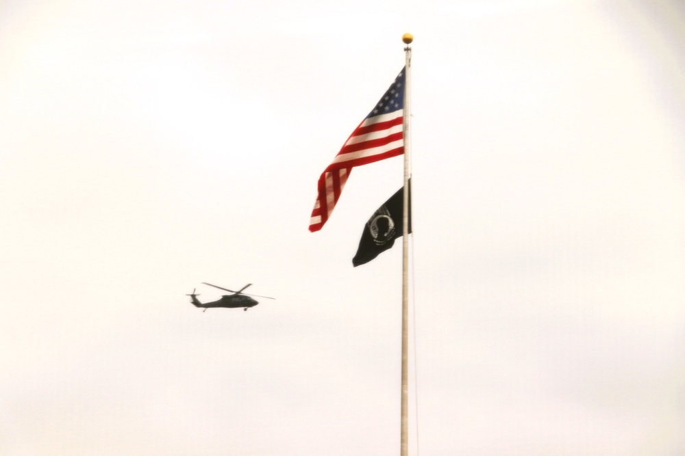 Black Hawk training operations at Fort McCoy