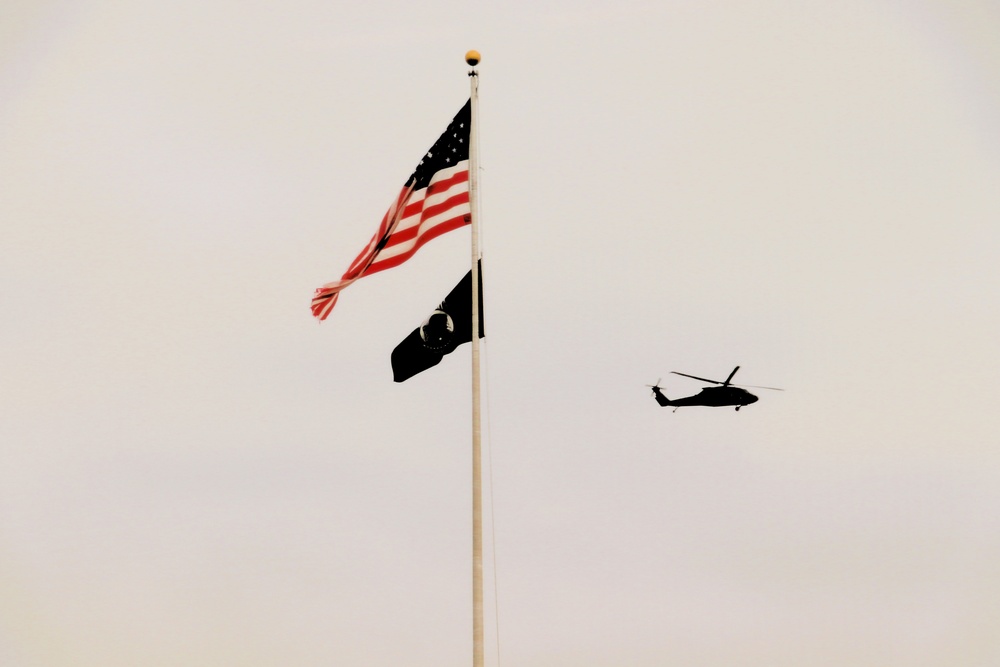 Black Hawk training operations at Fort McCoy