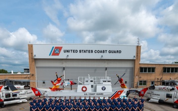 Coast Guard Air Station New Orleans showcasing new Coast Guard float