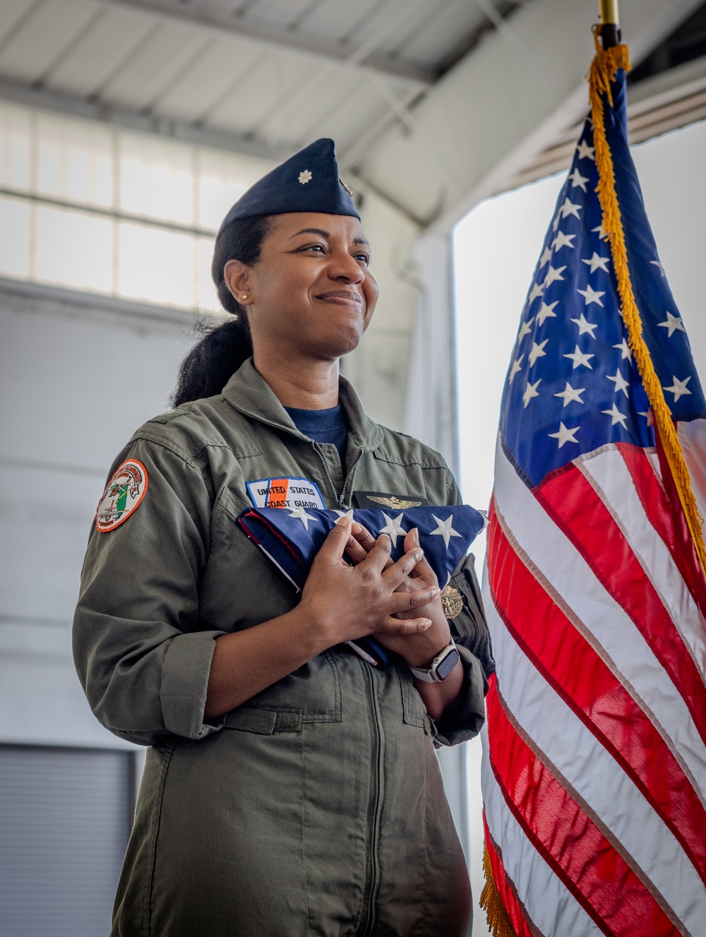 First Coast Guard African American Female Aviator Retires