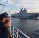 Coast Guard Cutter Eagle conducts passing ceremony with French navy