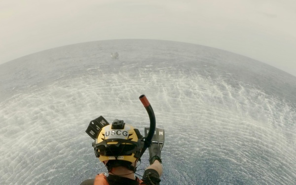 5 of 8 Coast Guard aircrew locates, rescues 2 from disabled vessel off Samana Cay, Bahamas