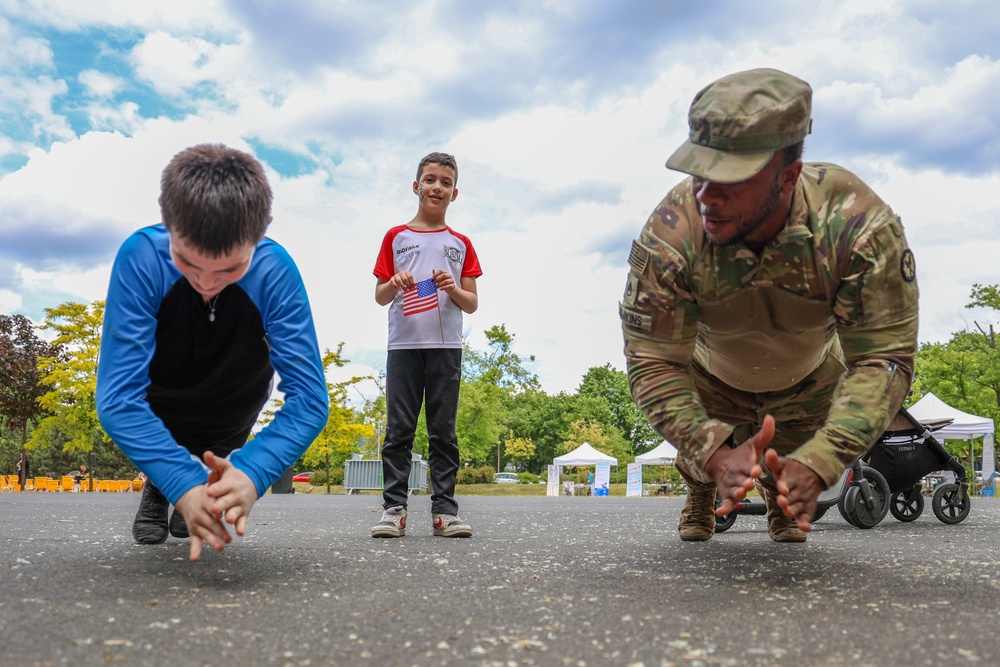 USAG Poland Soldiers attend Kindernalia