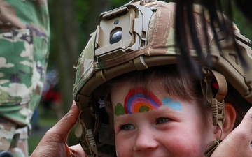 USAG Poland Soldiers attend Kindernalia