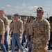 Recruits enlist into the Alabama National Guard at Talladega Superspeedway