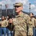 Recruits enlist into the Alabama National Guard at Talladega Superspeedway