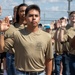 Recruits enlist into the Alabama National Guard at Talladega Superspeedway