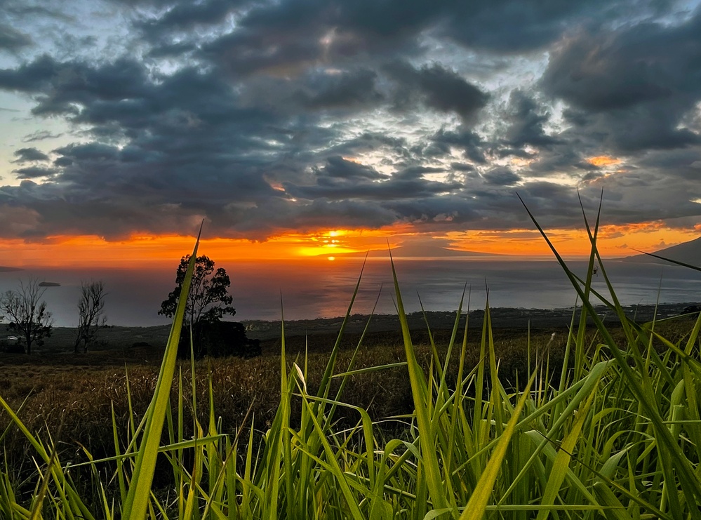 Sunset over Maui