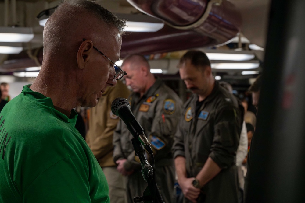 Navy Birthday On USS Theodore Roosevelt