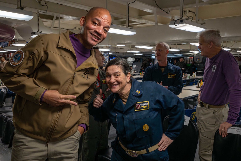 Navy Birthday On USS Theodore Roosevelt