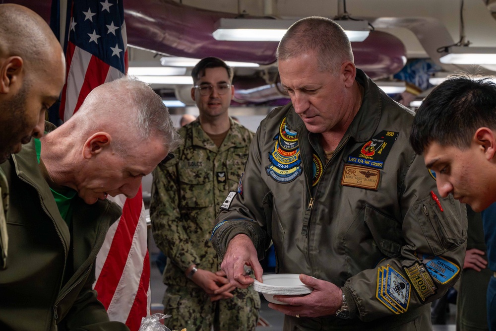 Navy Birthday On USS Theodore Roosevelt