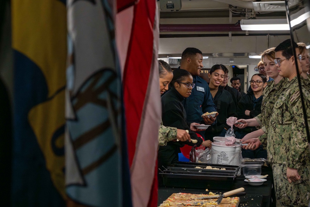 Navy Birthday On USS Theodore Roosevelt