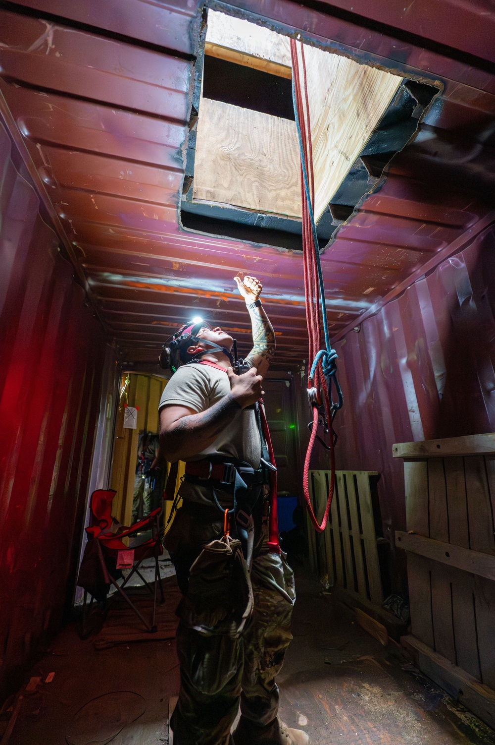 911th Technical Rescue Engineer Company competes in Rescue Challenge