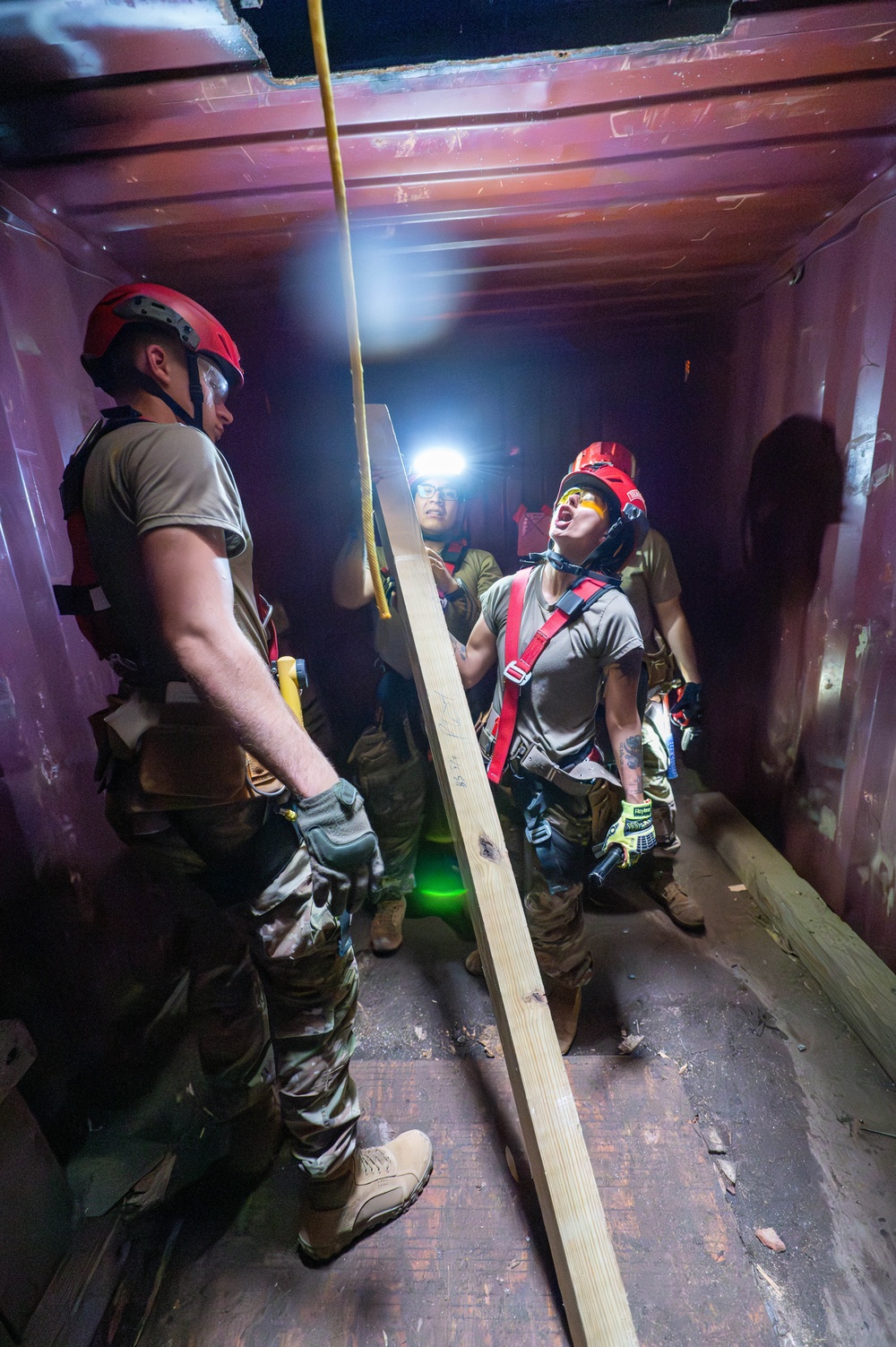 911th Technical Rescue Engineer Company competes in Rescue Challenge