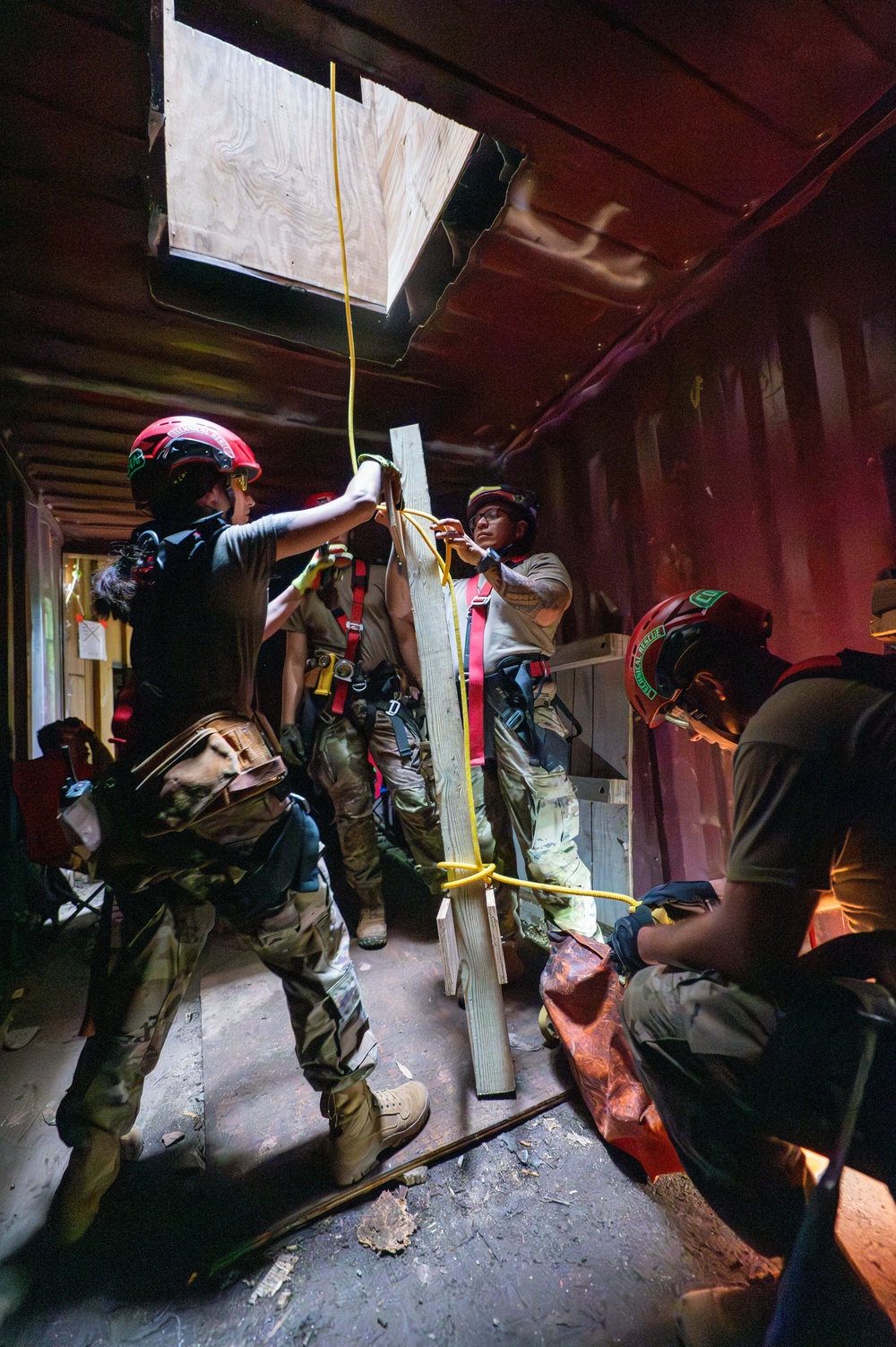 911th Technical Rescue Engineer Company competes in Rescue Challenge